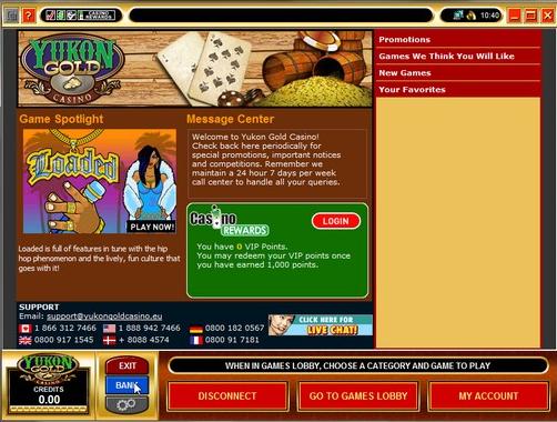 best online casino canada yukon gold